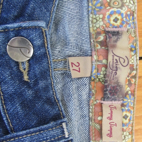 Paige Jimmy Jimmy Jeans Sz 27 C38 - Picture 3 of 8